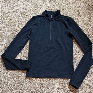 Lululemon Athletica Black Quarter-Zip Pullover